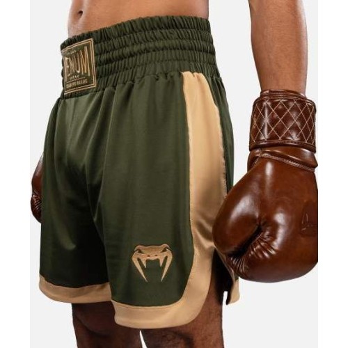 Spodenki bokserskie Venum Classic – Military Green/Sand
