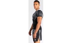 Koszulka Rashguard Venum Adrenaline z krótkim rękawem, czarny/srebrnoszary