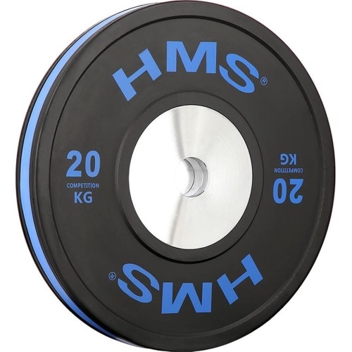 HMS olimpijski gumowany talerz obciążeniowy BTBR, 10 kg - 20 kg