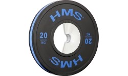 HMS olimpijski gumowany talerz obciążeniowy BTBR, 10 kg - 20 kg