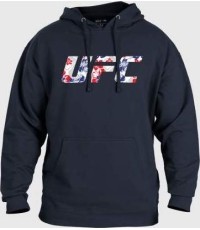 Męska bluza z kapturem UFC Unrivaled by Venum Max Holloway granatowa