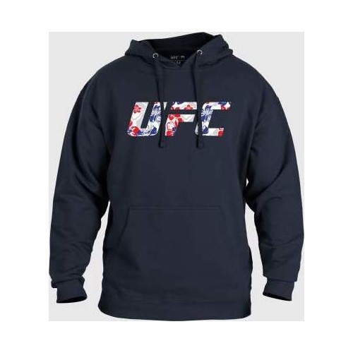 Męska bluza z kapturem UFC Unrivaled by Venum Max Holloway granatowa