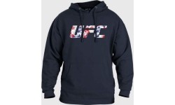 Męska bluza z kapturem UFC Unrivaled by Venum Max Holloway granatowa