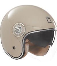 Kask motocyklowy NOX Premium Heritage Mocha