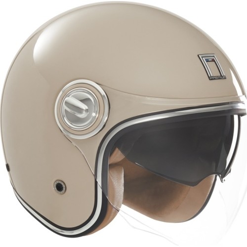 Kask motocyklowy NOX Premium Heritage Mocha