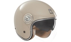 Kask motocyklowy NOX Premium Heritage Mocha