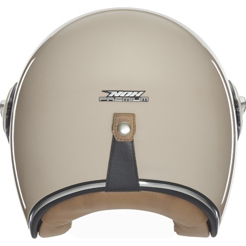 Kask motocyklowy NOX Premium Heritage Mocha