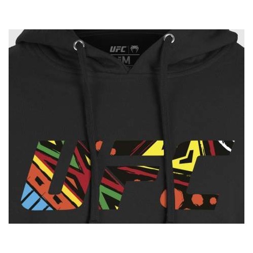 Męska bluza z kapturem UFC Unrivaled by Venum Alex Pereira, czarna