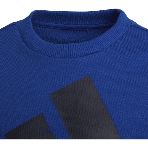 Adidas bluza dla chłopców Logo Sweat Blue HF1824
