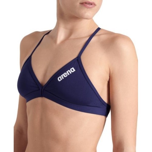 Damska góra od stroju Team Swim Top Tie Back Solid granatowo-biała 32 - 750