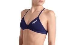 Damska góra od stroju Team Swim Top Tie Back Solid granatowo-biała 32 - 750