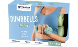 Zestaw hantli winylowych Spokey SHAPE 2x 1 kg