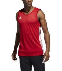 Koszulka koszykarska Adidas 3G Spee Rev Jrs Red White DY6595