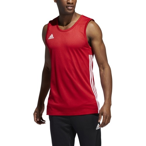 Koszulka koszykarska Adidas 3G Spee Rev Jrs Red White DY6595