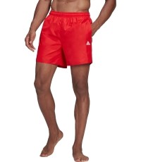 Szorty kąpielowe męskie Adidas Solid CLX Short SL, czerwone, HA0384