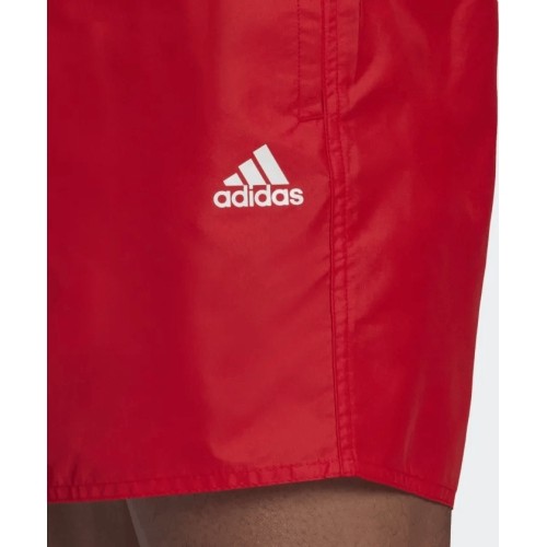 Szorty kąpielowe męskie Adidas Solid CLX Short SL, czerwone, HA0384