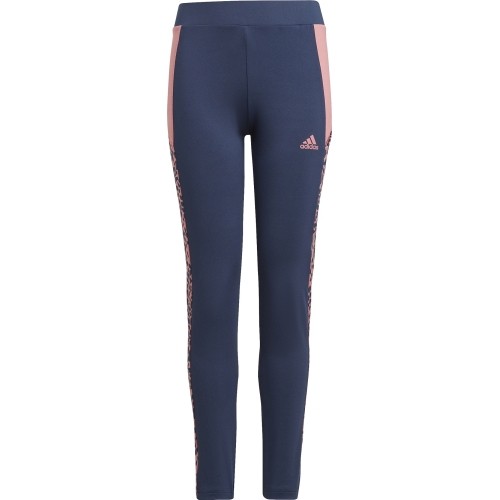Adidas legginsy dla dziewcząt G Leo Tig Navy GN1449