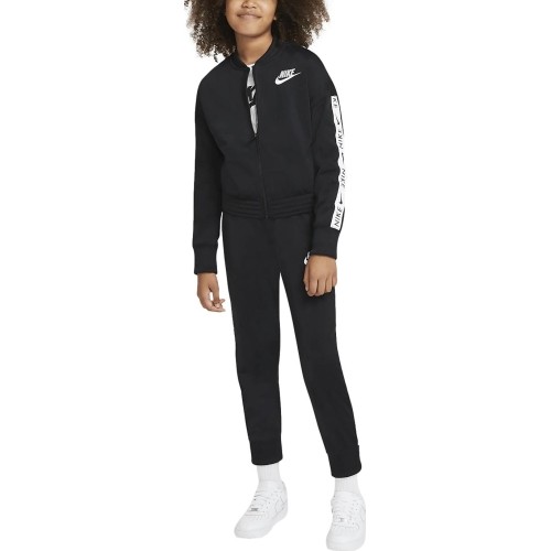 Dres dziewczęcy Nike G NSW Trk Suit Tricot czarny CU8374 010