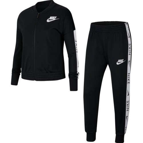 Dres dziewczęcy Nike G NSW Trk Suit Tricot czarny CU8374 010