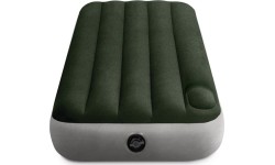 Materac dmuchany 191x76x25 cm jednoosobowy z wbudowaną pompką nożną INTEX 64760