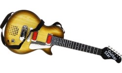 Gitara elektryczna Rockowa, stylizacja drewna
