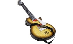 Gitara elektryczna Rockowa, stylizacja drewna