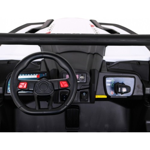 Pojazd elektryczny dla dzieci Buggy UTV-MX, biały