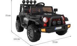 Pojazd terenowy Full Time 4WD, czarny