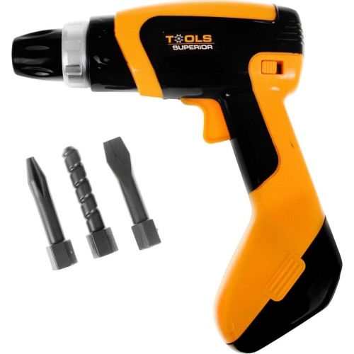 Zabawkowa wkrętarka z wiertłami