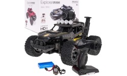 Samochodzik MEGA Crawler PIONEER z kamerą, szary