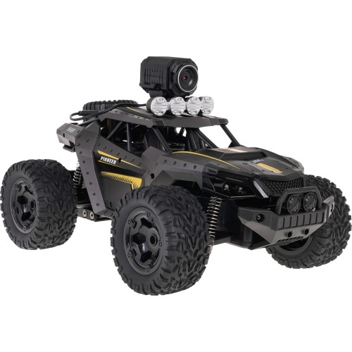 Samochodzik MEGA Crawler PIONEER z kamerą, szary