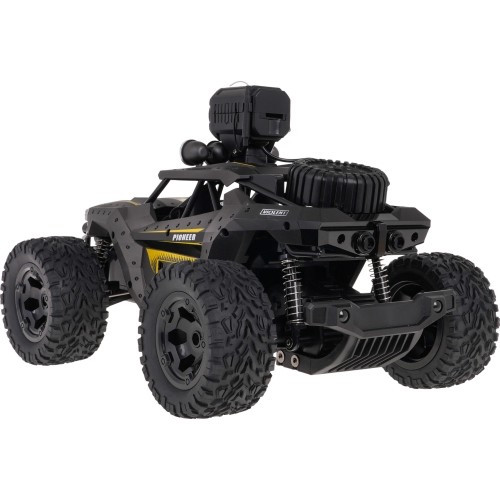 Samochodzik MEGA Crawler PIONEER z kamerą, szary