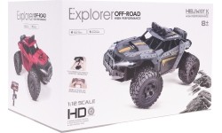 Samochodzik MEGA Crawler PIONEER z kamerą, szary