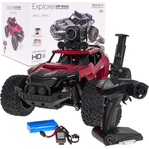MEGA Crawler PIONEER z kamerą, czerwony