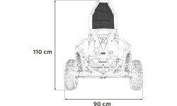 RamiGO MUD MONSTER kart spalinowy czarny