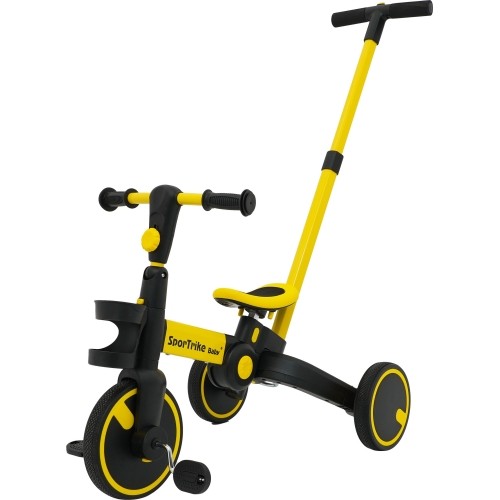 Rowerek trójkołowy Happy Bike 3in1 Sportrike, żółty