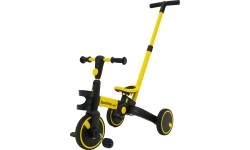 Rowerek trójkołowy Happy Bike 3in1 Sportrike, żółty