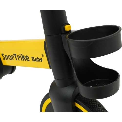 Rowerek trójkołowy Happy Bike 3in1 Sportrike, żółty