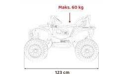 Pojazd elektryczny dla dzieci HONDA Talon 4x4, czarny