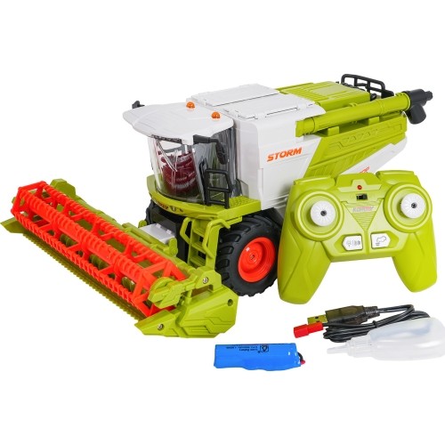 Kombajn zdalnie sterowany Harvester 1:24, zielony