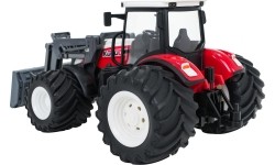 Traktor z buldożerem zdalnie sterowany R/C 1:24, czerwony