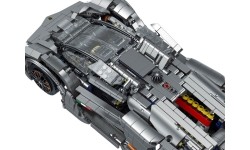 Zestaw klocków samochód sportowy, szary, 1512 szt.