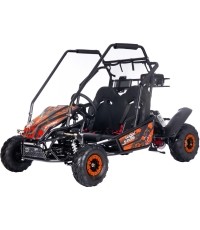 Gokart spalinowy Lucky Seven Lift, dwuosobowy, pomarańczowy