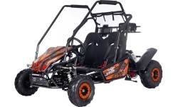 Gokart spalinowy Lucky Seven Lift, dwuosobowy, pomarańczowy