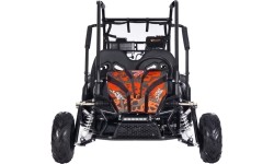 Gokart spalinowy Lucky Seven Lift, dwuosobowy, pomarańczowy