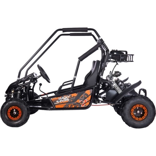 Gokart spalinowy Lucky Seven Lift, dwuosobowy, pomarańczowy