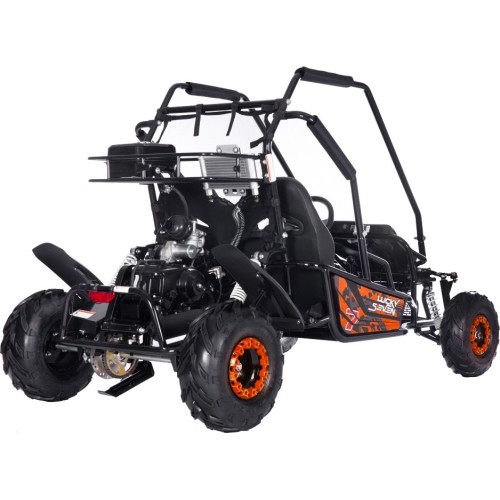 Gokart spalinowy Lucky Seven Lift, dwuosobowy, pomarańczowy