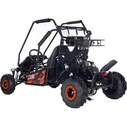 Gokart spalinowy Lucky Seven Lift, dwuosobowy, pomarańczowy