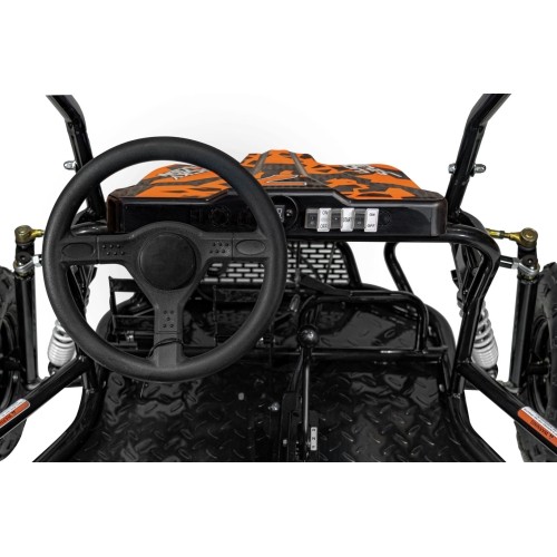 Gokart spalinowy Lucky Seven Lift, dwuosobowy, pomarańczowy