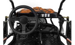 Gokart spalinowy Lucky Seven Lift, dwuosobowy, pomarańczowy